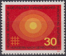 1969 Deutschland > BRD, ** Mi:DE 595, Sn:DE 1004, Yt:DE 458, 14. Deutscher Evangelistischer Kirchentag, Stuttgart - Christianisme