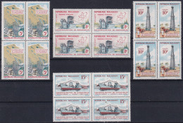 MiNr. 486 - 489 Madagaskar 1962, 18. Okt. Industrialisierung - Postfrisch/**/MNH - Madagascar (1960-...)