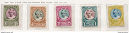 1928 Lussemburgo ,  N° 209/213 "Caritas Pro Infanzia" 5 Val. MNH/** - Altri & Non Classificati