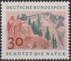 1969 Deutschland > BRD, ** Mi:DE 593, Sn:DE 1002, Yt:DE 456,Hochgebirge, Europäisches Naturschutzjahr - Protección Del Medio Ambiente Y Del Clima