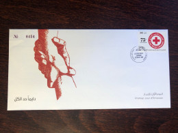 LEBANON FDC COVER 2020 YEAR RED CROSS HEALTH MEDICINE STAMPS. ONLY 600 ISSUED - Liban