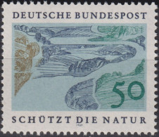 1969 Deutschland > BRD, ** Mi:DE 594, Sn:DE 1003, Yt:DE 457, Flusslandschaft, Europäisches Naturschutzjahr - Environment & Climate Protection