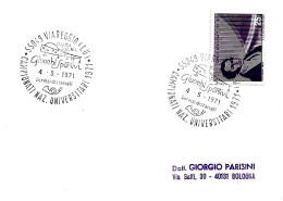 ITALIA ITALY - 1971 VIAREGGIO (LU) Giochi Sportivi Campionati Universitari - 17215 - 1971-80: Storia Postale