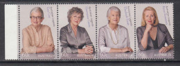 2011 Australia Famous Women Writers Law Complete Strip Of 4 MNH @ BELOW FACE VALUE - Nuovi