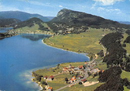 SUISSE - LAC DE JOUX ET BRENET . DENT VAULION . L ABBAYE ET LE PONT. TRES BON ETAT. VOIR SCAN - Lac De Joux