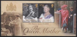 Süd-Georgien 2002 Tod Von Königinmutter Elisabeth Block 14 Postfrisch (C21482) - Sonstige - Ozeanien