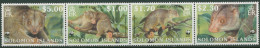 Salomoninseln 2002 WWF Naturschutz Wollkuskus 1062/65 ZD Postfrisch (C26777) - Solomon Islands (1978-...)