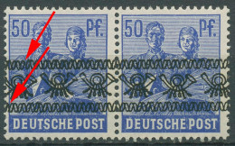 Bizone 1948 Bandaufdruck Mit Aufdruckfehler 48 I AF PII Paar Postfrisch - Mint