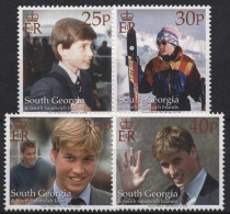 Südgeorgien 2000 18. Geburtstag Von Prinz William 310/13 Postfrisch - Georgia Del Sud