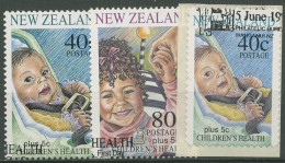 Neuseeland 1996 Kinderhilfe Sicherheit Im Straßenverkehr 1523/25 Gestempelt - Gebruikt
