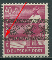 Bizone 1948 Bandaufdruck Mit Aufdruckfehler 47 I AF PI Postfrisch - Mint