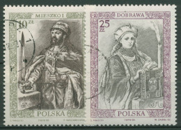Polen 1986 Herrscher Herzog Mieszko, Herzogin Dobrawa 3066/67 Gestempelt - Used Stamps