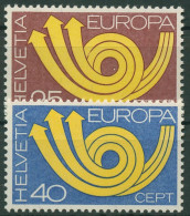 Schweiz 1973 Europa CEPT Posthorn 994/95 Postfrisch - Unused Stamps