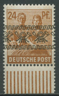 Bizone 1948 Freimarke Bandaufdruck Walze Unterrand 44 I W UR Postfrisch - Mint