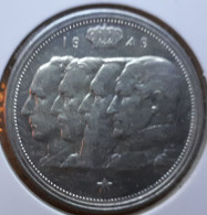 Sale: Belgium, 11 X 100 Francs 1948-1951 - Silver - 100 Franc