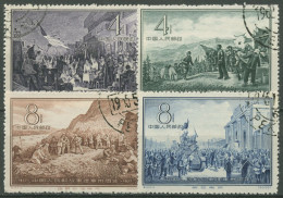 China Volksrepublik 1957 30 Jahre Volksbefreiungsarmee 337/40 Gestempelt - Used Stamps