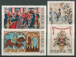 Schweden 1973 Weihnachten Malerei 828/31 Postfrisch - Neufs