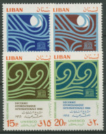 Libanon 1966 UNESCO Wasserwirtschaft 975/78 Postfrisch - Liban