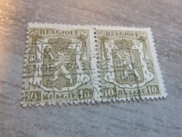 Belgique - Lion - Préoblitéré - 10c. - Gris - Double Oblitérés - Année 1938 - - Oblitérés