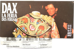 Carton D'Invitation : DAX : La Feria Des Ferias   Aoüt 1997, Article De Journal Présence De Fernando BOTERO - Biglietti D'ingresso