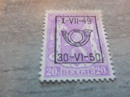Belgique - Lion - Préoblitéré - 20c. - Rose - Neuf - Année 1949 - 50 - - Typografisch 1951-80 (Cijfer Op Leeuw)