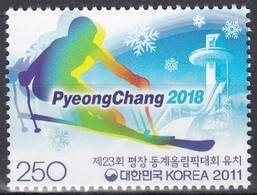 South Korea KPCC2227 2018 Pyeongchang Winter Olympics, Jeux Olympiques, Ski - Winter 2018: Pyeongchang