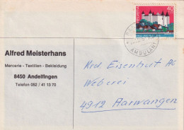 Motiv Karte  "Meisterhans, Textilien, Andelfingen"      1976 - Briefe U. Dokumente