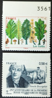 564 & 565 TP De Feuilles Europa Les Forets, Ecole Vétérinaire - Unused Stamps