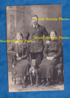 CPA Photo - JERSEY / ST HELIER - Portrait De Famille LAMELLON ? LAMELTON ? , Homme Femme Fille & Leur Chien - St. Helier