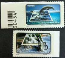 403A & 406A TP De Feuilles Fêtes De L'Eau - Unused Stamps