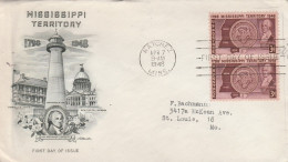 United States 1948 FDC Mailed - 1941-1950