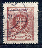 Polska Polen 1924, Michel-Nr. 208 O - Usati