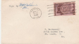 United States 1948 FDC Mailed - 1941-1950