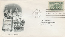 United States 1949 FDC Mailed - 1941-1950