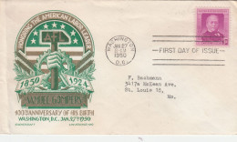 United States 1950 FDC Mailed - 1941-1950