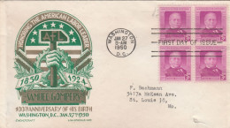 United States 1950 FDC Mailed - 1941-1950