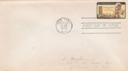 United States 1962 FDC - 1961-1970