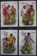 GHANA ~ 1987 ~ S.G. 1190 - 1193, ~ FOOTBALL ~  MNH #03290 - Ghana (1957-...)