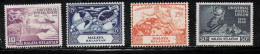 KELANTAN Scott # 46-9 MH - 1949 UPU Set - Kelantan