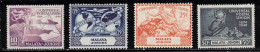 JOHORE Scott # 151-4 MH - 1949 UPU Set - Johore