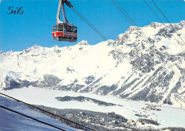 SUISSE -LAC DE SILS . SIHL - TELEPHERIQUE 6 SOUS LA NEIGE - Lac De Sihl