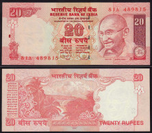 INDIEN - INDIA 20 Rupees Banknote 2011 Pick 96m (1) No Letter   (15273 - Altri – Asia