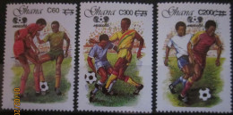 GHANA ~ 1989 ~ S.G. 1325 - 1327, ~ FOOTBALL ~  MNH #03291 - Gambie (1965-...)