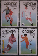 GRENADA ~ 1986 ~ S.G. 1489 - 1492, ~ FOOTBALL ~  MNH #03292 - Grenade (1974-...)