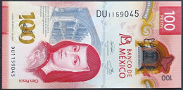 MEXICO $100 ! SERIES DU 7-July-2022 DATE ! Irene Esp. Sign. SOR JUANA POLYMER NOTE Mint BU Crisp Read Descr. For Notes - México