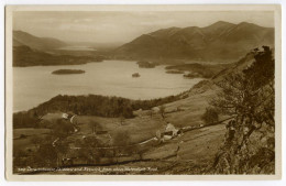 LAKE DISTRICT : DERWENTWATER, SKIDDAW AND KESWICK FROM ABOVE WATENDLATH ROAD (ABRAHAM'S SERIES) - Other & Unclassified