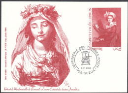 FRANCE - 2003 - Intero Postale Non Viaggiato, Serie Limitata, Souvenir Offerto Dalle Poste, Elisabeth Vigée Lebrun, - Pseudo-interi Di Produzione Ufficiale