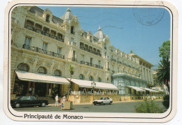 MONACO-MONTE CARLO - L'HOTEL DE PARIS / OLD CARS / ROLLS-ROYCE /ALFA ROMEO 33/THEMATIC STAMP-INTERNATIONAL DOG SHOW 1989 - Hotels