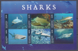 2019 Niuafo'ou 722-727/B85 Marine Fauna - Sharks 20,00 € - Delfine