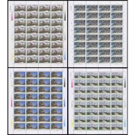 China 1998/1998-8 Dai Architecture Stamp Full Sheet 4v MNH - Blocchi & Foglietti